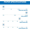 International Paper Hammermill Premium Multipurpose Paper - White, 8 1/2" x 11", 40 / Pallet, HAM106310PL