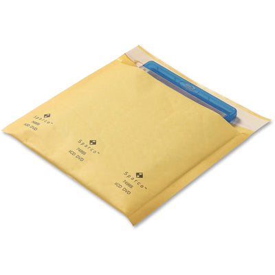Sparco CD/DVD Cushioned Mailers, Gold, 25 / Pack, SPR74995