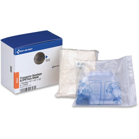 First Aid Only Triangular Bandage/CPR Face Shield, Blue, FAO90643