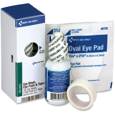 First Aid Only SmartCompliance Refill Eye Wash Kit, Blue, FAOFAE6022