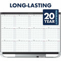 ACCO Quartet Prestige 2 Magnetic Calendar Board, Graphite, QRT12MCP23P2