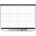 ACCO Quartet Prestige 2 Magnetic Calendar Board, Graphite, QRT12MCP23P2