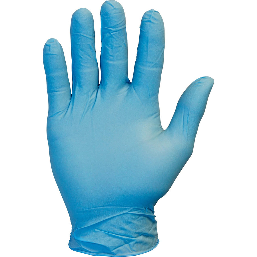 Safety Zone Powder Free Blue Nitrile Gloves, Large, Latex-Free, 100 / Box, SZNGNPRLG1M