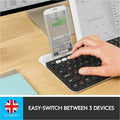 Logitech K780 Multi-Device Wireless Keyboard, White, LOG920008149