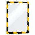 Durable Office DURAFRAME Twin-Color Border Self-Adhesive Document Frame - 2/Pack, Yellow, DBL4770130