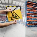 Durable Office DURAFRAME Twin-Color Border Self-Adhesive Document Frame - 2/Pack, Yellow, DBL4770130