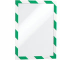 Durable Office Twin-color Border Self-adhesive Security Frame, White, 2 / Pack, DBL4770131