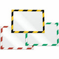 Durable Office Twin-color Border Self-adhesive Security Frame, White, 2 / Pack, DBL4770132