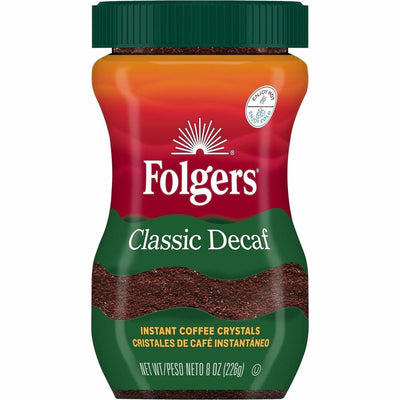 J.M. Smucker Folgers Classic Instant Coffee Crystals, FOL20630