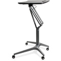 Lorell Gas Lift Height-Adjustable Mobile Desk, LLR84838