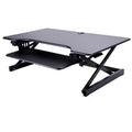Lorell Deluxe Adjustable Desk Riser, Black, LLR99759