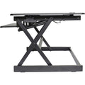 Lorell Deluxe Adjustable Desk Riser, Black, LLR99759