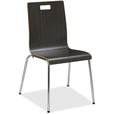 Lorell Bentwood Cafe Chairs, Espresso, 2 / Carton, LLR99863