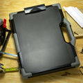 Officemate Carry-All Clipboard Storage Box, Gray, 8 1/2" Width x 14" Length, OIC83324