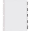 Avery Big Tab Printable Label Dividers, Easy Peel Labels, 5 Tabs, White, 1 Pack, AVE14432
