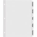 Avery Big Tab Printable White Label Dividers, 20 Set, AVE14434