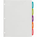 Avery Big Tab Printable White Label Dividers, 20 Set, AVE14434