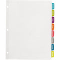 Avery Big Tab Printable White Label Dividers, 20 Set, AVE14435