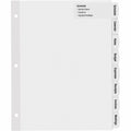 Avery Big Tab Printable Large White Dividers with Easy Peel, 8 Tabs, 20 Set, AVE14441