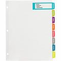 Avery Big Tab Printable Large White Dividers with Easy Peel, 8 Tabs, 20 Set, AVE14441