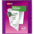 Avery Durable View Binders with Slant Rings, Purple, 8 1/2" Width x 11" Length, AVE17294