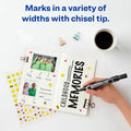 Avery Marks A Lot Marks A Lot Permanent Markers - Large Desk-Style Size, 1 Box, AVE98206