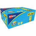 Avery Hi-Liter Desk-Style Highlighters, 1 Box, AVE98208