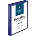 Business Source D-Ring View Binder, Navy, BSN28452
