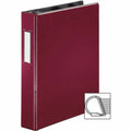 Business Source 1.5" D-Ring Binder, Burgundy, BSN33126