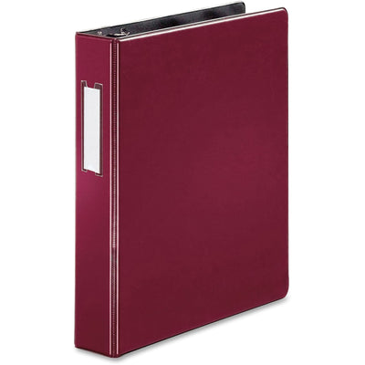 Business Source 1.5" D-Ring Binder, Burgundy, BSN33126
