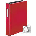 Business Source 1.5" D-Ring Binder, Red, BSN33128