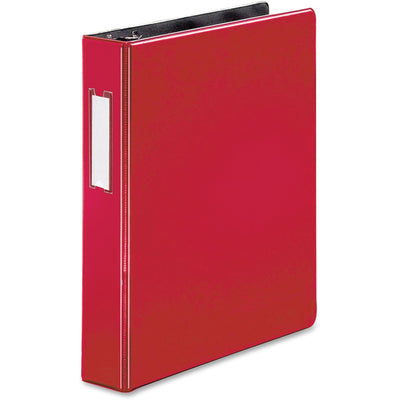 Business Source 1.5" D-Ring Binder, Red, 12EA/CT — view 1
