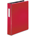 Business Source 1.5" D-Ring Binder, Red, BSN33128