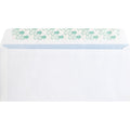 Business Source No. 10 Peel-to-seal Security Envelopes, White, 100 / Box, BSN99714