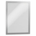Durable Office Duraframe Magnetic Self-adhesive Frame, Silver, 2 / Pack, DBL476823