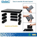 First Base DAC Stax MP-213 Height-Adjustable Monitor/Laptop Stand with 2-USB Ports, Black, DTA02159