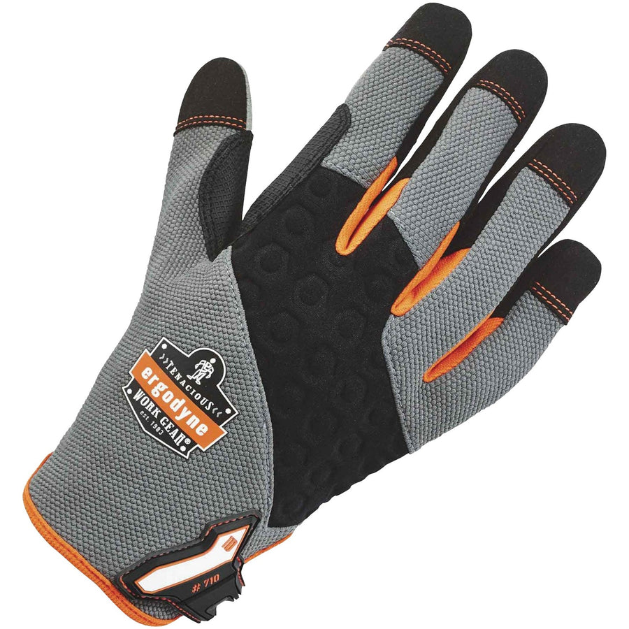 Ergodyne ProFlex 710 Heavy-Duty Utility Gloves, Medium, Gray, Rugged, 2 / Pair, EGO17043