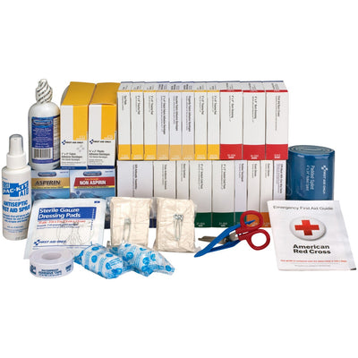 First Aid Only 2-Shelf First Aid Refill with Medications - ANSI Compliant, Blue, 1 Kit, FAO90618