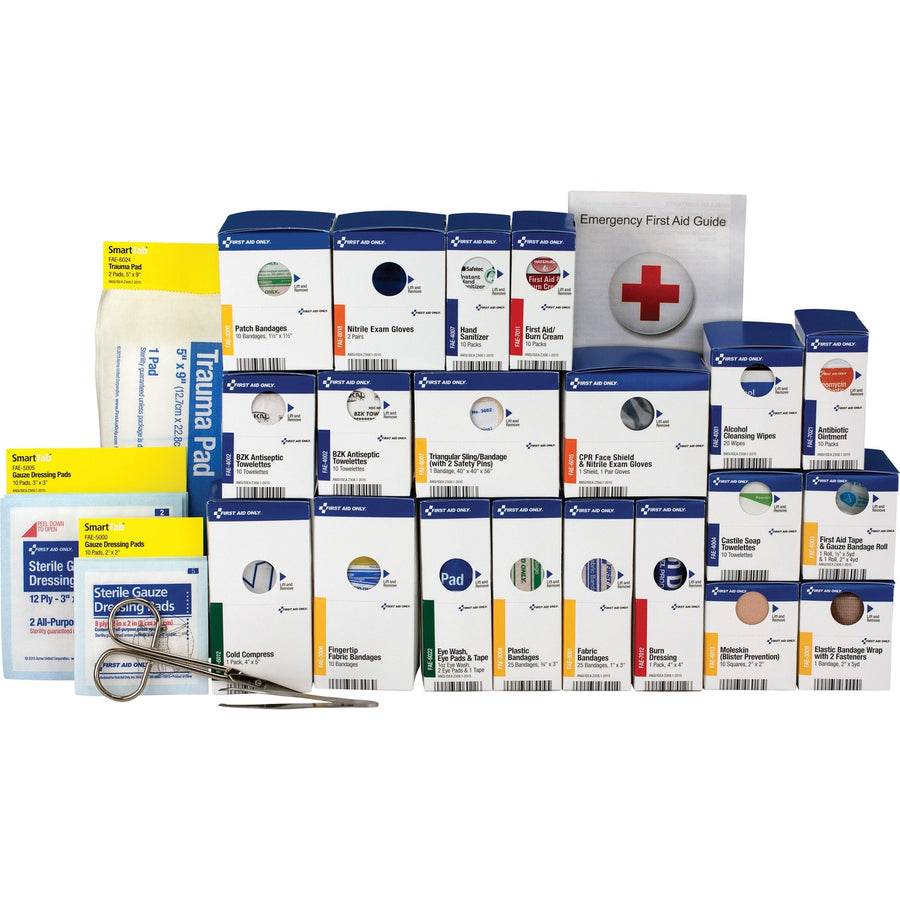First Aid Only 50-Person SmartCompliance First Aid Cabinet Refill, Blue, 202, 1 Kit, FAO90827