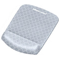 Fellowes PlushTouch Microban Mouse Pad Wrist Rest, White, 1, FEL9549701