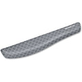 Fellowes PlushTouch Microban Keyboard Wrist Rest, White, 1, FEL9549801
