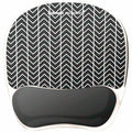Fellowes Photo Gel Mouse Pad and Wrist Rest with Microban, White, FEL9549901