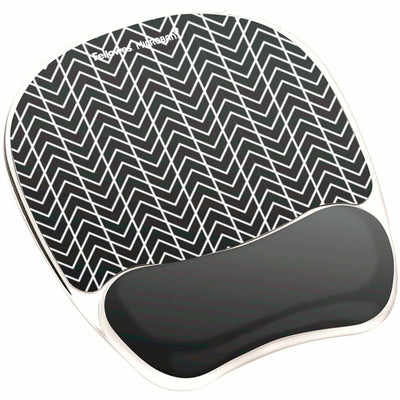 Fellowes Photo Gel Mouse Pad and Wrist Rest with Microban, White, FEL9549901