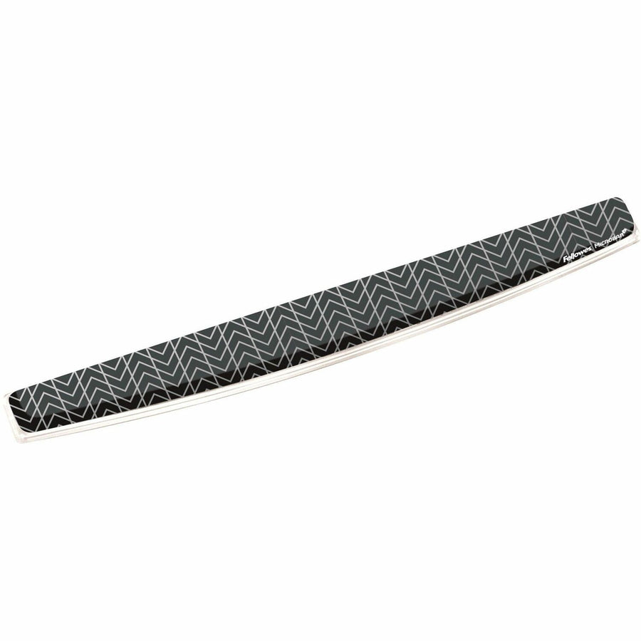 Fellowes Microban Photo Gel Keyboard Wrist Rest, 18.56" x 0.75", White, Rubber, Microban Protection, FEL9550001