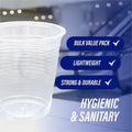 Genuine Joe 5 oz Transparent Beverage Cups, Clear, 25 / Carton, GJO10500