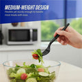 Genuine Joe Heavyweight Fork, Black, 1 Carton, GJO30403