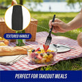 Genuine Joe Heavyweight Fork, Black, 1 Carton, GJO30403