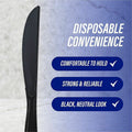 Genuine Joe Heavyweight Knife, Black, 1 Carton, GJO30404