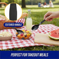Genuine Joe Heavyweight Spoon, Black, 1 Carton, GJO30405