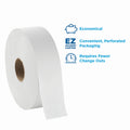Georgia Pacific . Georgia-Pacific Professional Series Jumbo Jr. Toilet Paper, White, 4 / Carton, GPC2172114